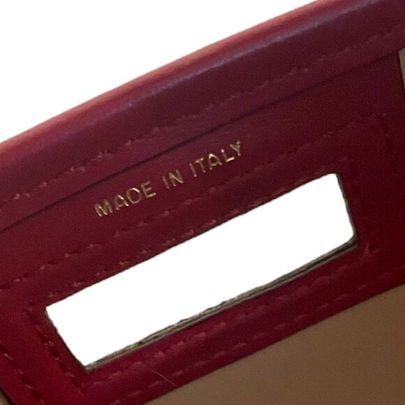 FENDI Crème & Red Medium Defender Cover - Picture 5 of 14